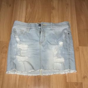 Express denim skirt